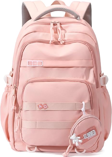 YJMKOI Large capacity Backpack for Teen Girls Aesthetic Student Schoolbag Middle School Girls Backpack