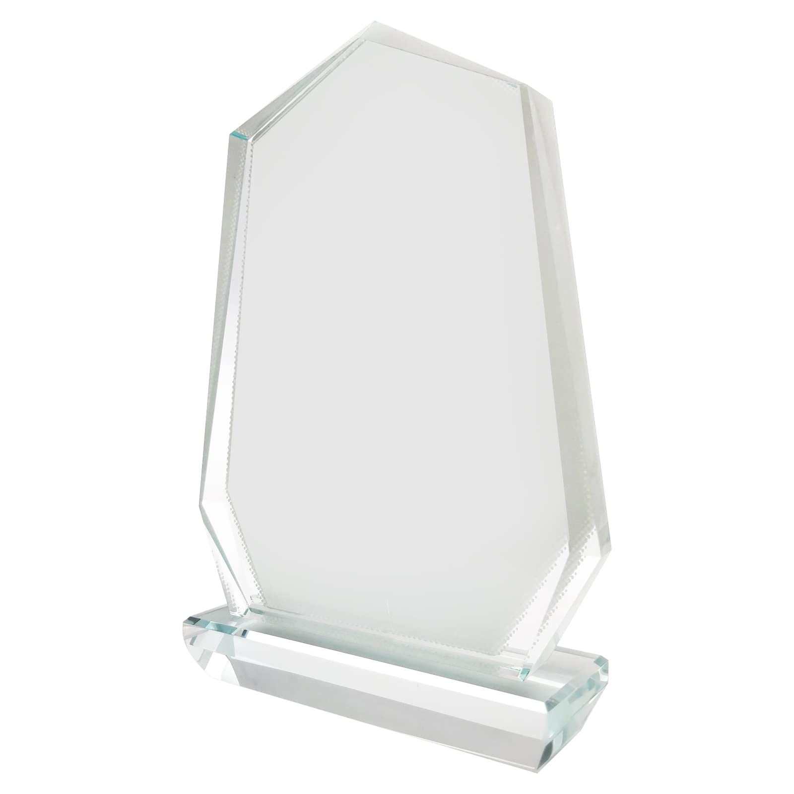 Sublimation Blanks Products Crystal Plaque Blank Tabletop Decor Decorative Signs Award Plaque Custom Photo Picture Frame DIY Gifts with Gift Box (Blank - Mountain)
