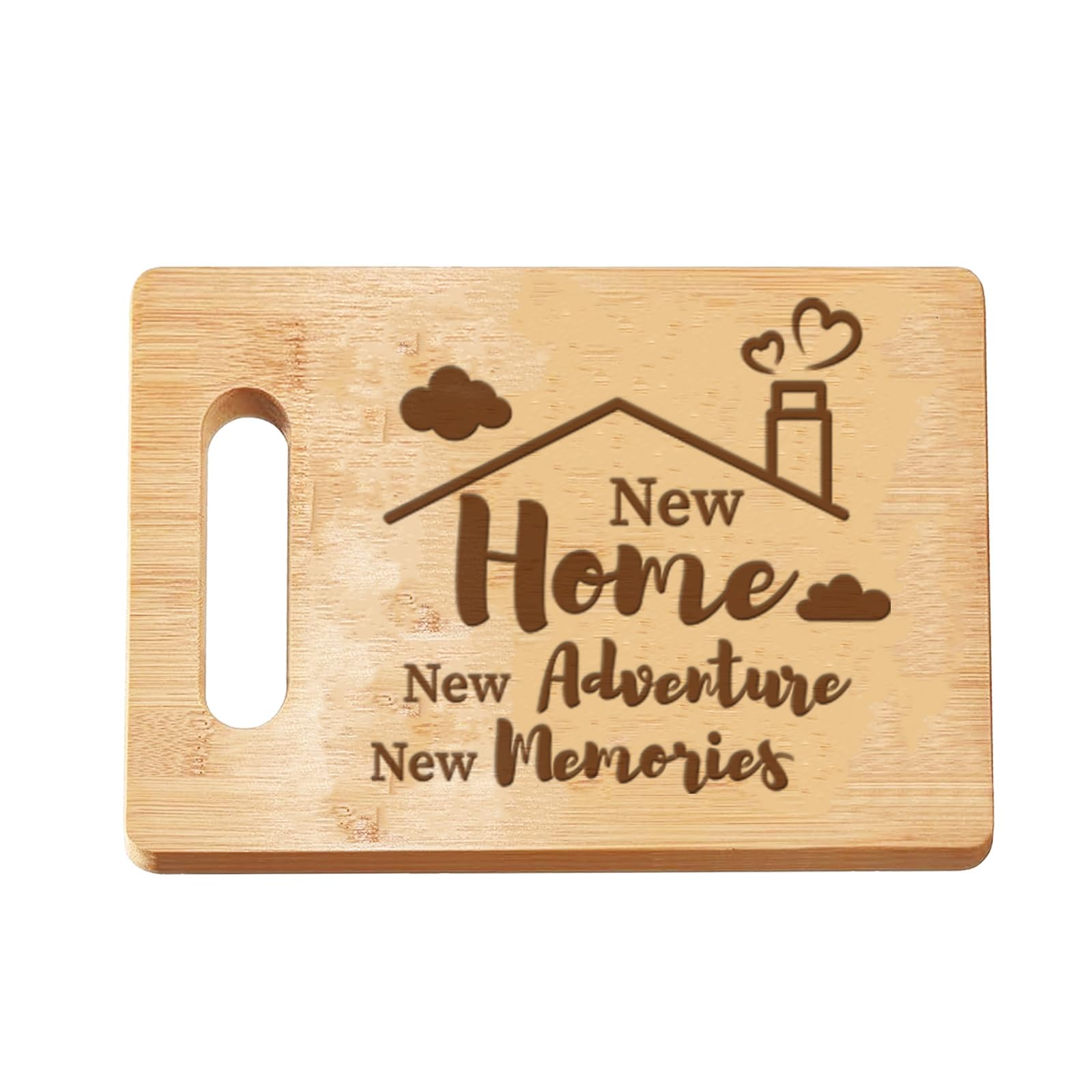 FREEBLOSS Wood Cutting Board Engraved Cutting Board Gift for Family Custom Cutting Board Personalized Wooden Cutting Board Housewarming Cutting Board Warming Cutting Board