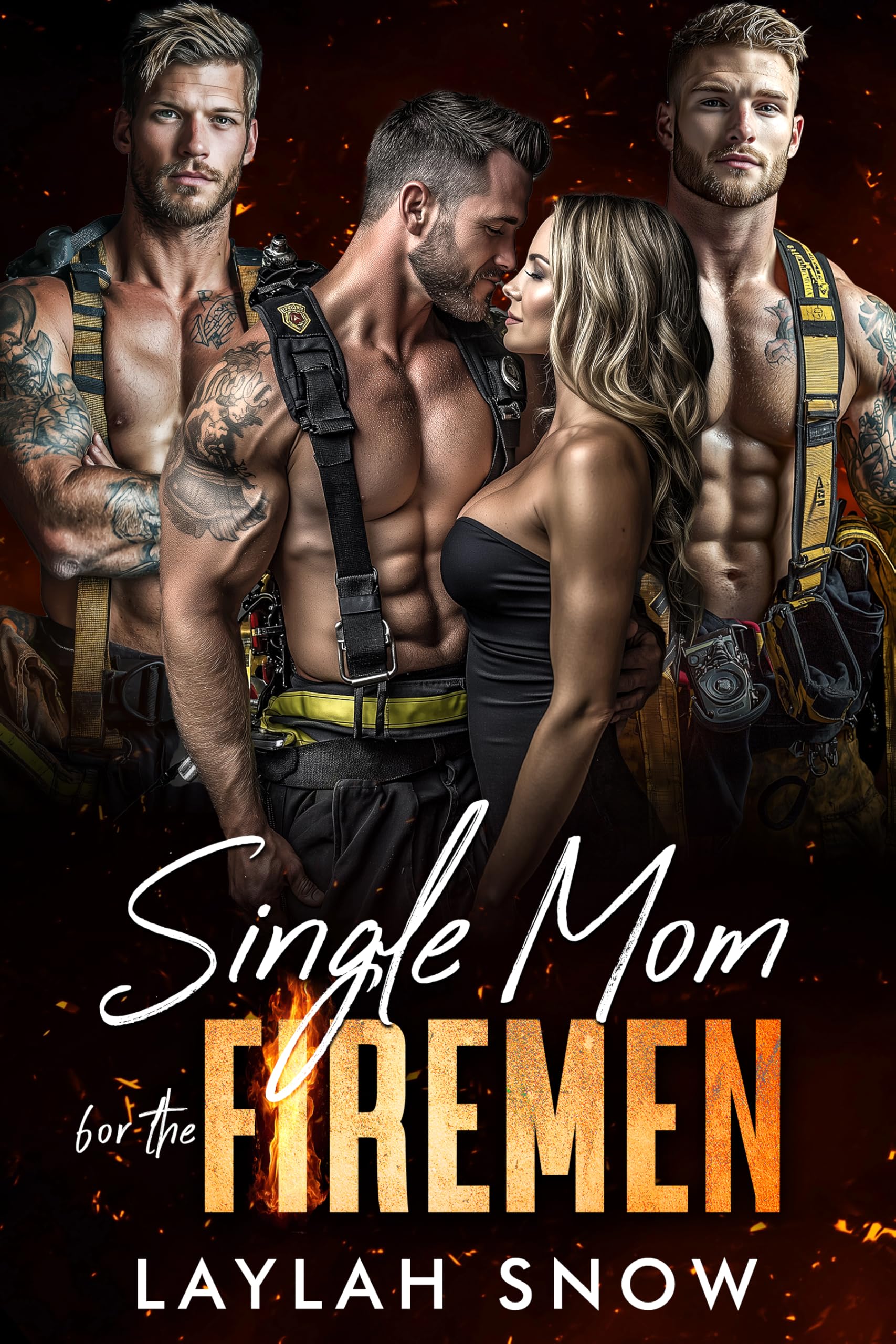 Single Mom for the Firemen: A Military Reverse Harem Romance (Forbidden Hearts)