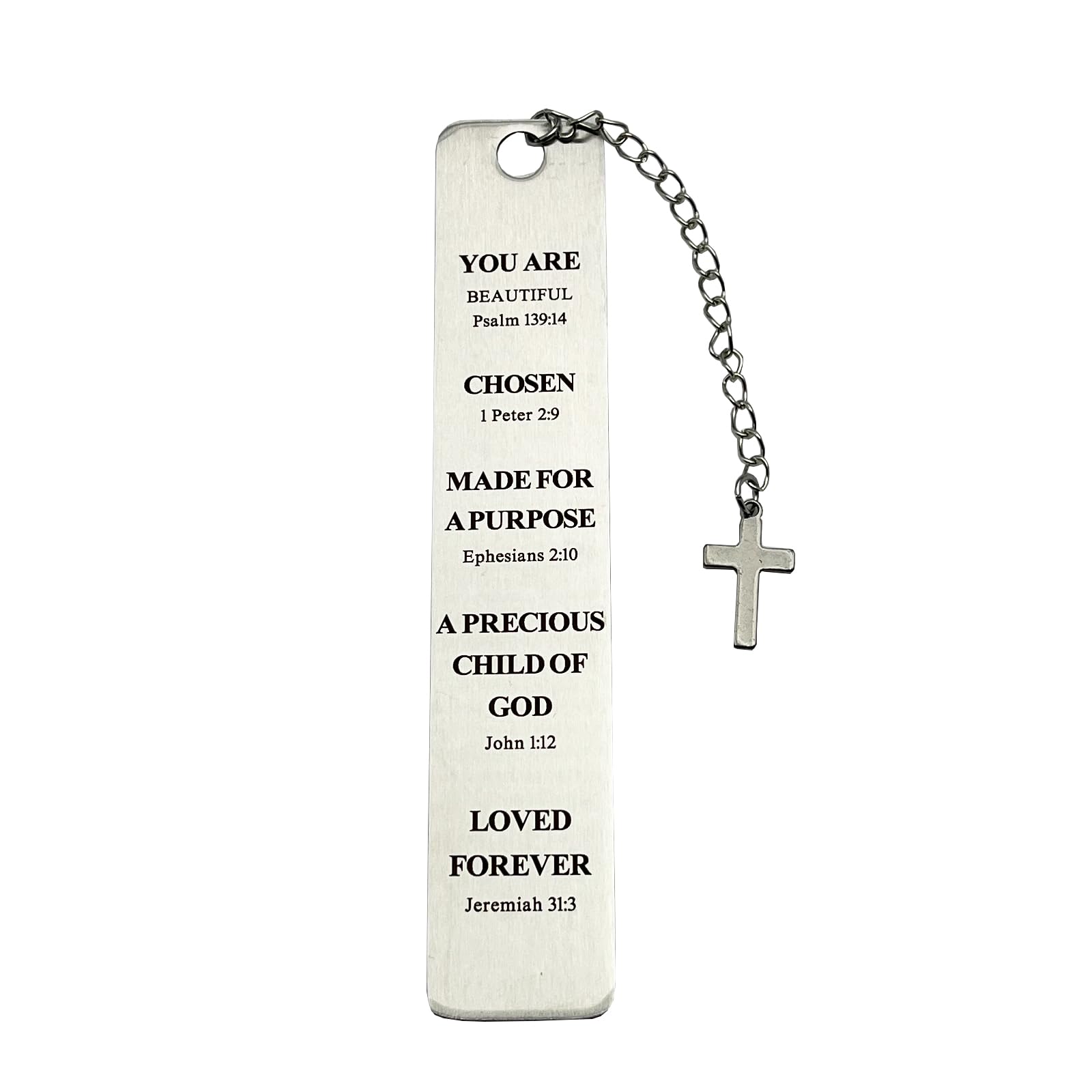 Christian Bookmark Gifts for Women Girls Boys, Inspirational Religious Book Mark Markers Faith (You are Beautiful)