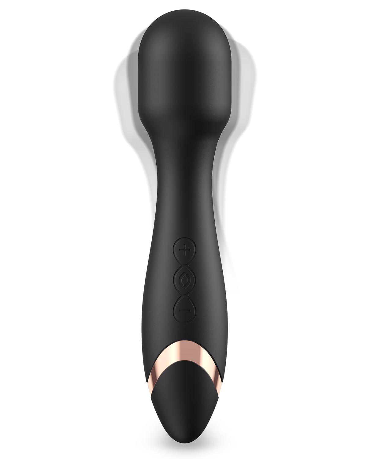 Mini Massager, Handheld Electric Powerful Rechargeable Waterproof Neck Muscle Massager (Black)