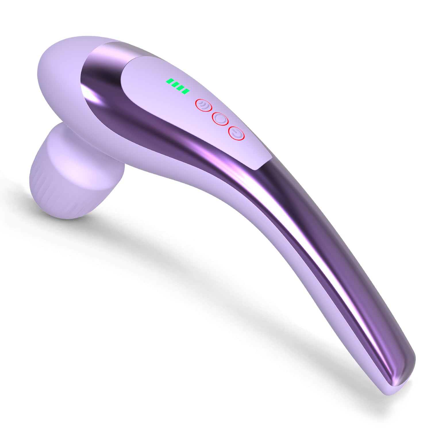 Personal Vibrating Handheld Massager-Cordless Rechargeable Electric Mini Hand Held Portable Seven Massage Wand for Full Body