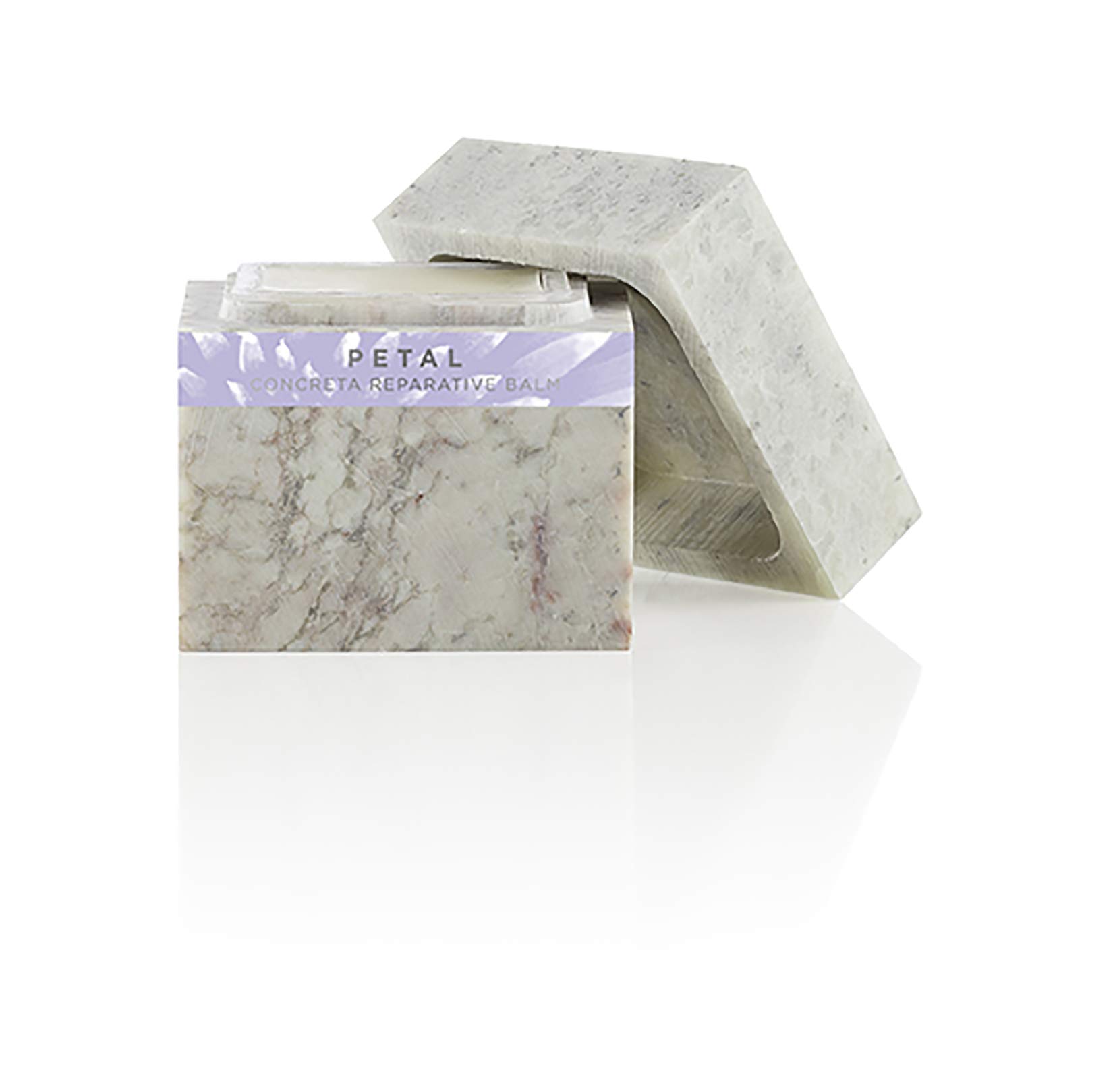 Zents Concreta Firming Repair Balm & Solid Parfum (Petal Fragrance) | Moisturizing Shea Butter & Coconut Oil for Skin | 1.25 fl oz